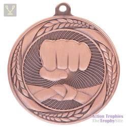 Typhoon Martial Arts Medal Bronze 55mm