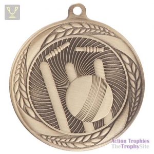 Typhoon Cricket Medal Gold 55mm
