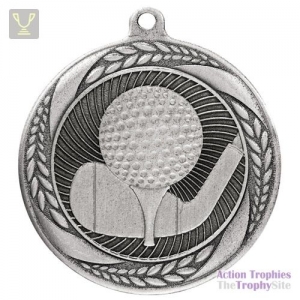 Typhoon Golf Medal Silver 55mm