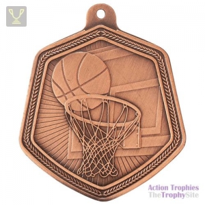 Falcon Basketball Medal Bronze 65mm