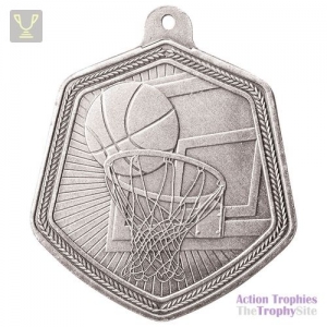 Falcon Basketball Medal Silver 65mm