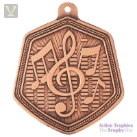 Falcon Music Medal Bronze 65mm