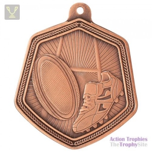 Falcon Rugby Medal Bronze 65mm