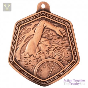 Falcon Swimming Medal Bronze 65mm