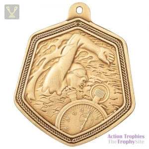 Falcon Swimming Medal Gold 65mm