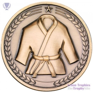 Martial Arts Medal Ant Gold 2.75in