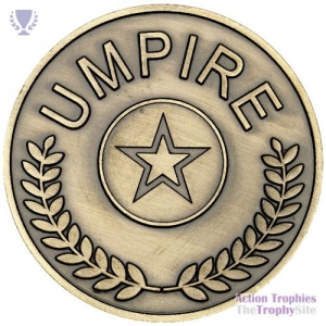 Umpire Medal Ant Gold 2.75in