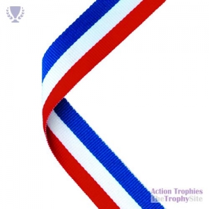 Medal Ribbon Red/White/Blue 30x0.875in