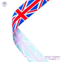 Medal Ribbon Union Jack 30x0.875in