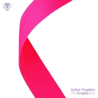 Medal Ribbon Bright Pink 30x0.875in