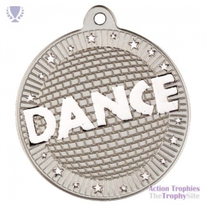 Dance 'Two Colour' Medal Matt Sil/Sil 2in