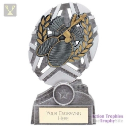 The Stars Badminton Plaque Award Silver & Gold 170mm