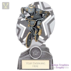 The Stars Cycling Plaque Award Silver & Gold 170mm