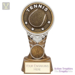 Ikon Tower Tennis Award Antique Silver & Gold 150mm