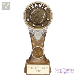 Ikon Tower Tennis Award Antique Silver & Gold 175mm