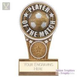 Ikon Tower Player of the Match Award Antique Silver & Gold 125mm