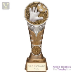 Ikon Tower Goalkeeper Award Antique Silver & Gold 200mm