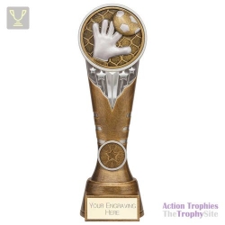 Ikon Tower Goalkeeper Award Antique Silver & Gold 225mm