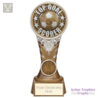 Ikon Tower Top Goal Scorer Award Antique Silver & Gold 175mm