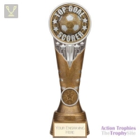 Ikon Tower Top Goal Scorer Award Antique Silver & Gold 225mm
