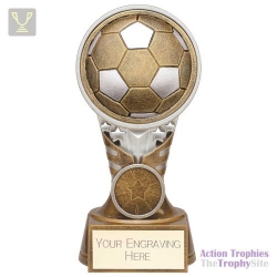 Ikon Tower Football Award Antique Silver & Gold 150mm