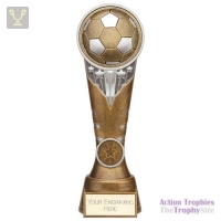 Ikon Tower Football Award Antique Silver & Gold 225mm
