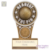 Ikon Tower Nearest the Pin Award Antique Silver & Gold 125mm