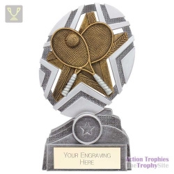 The Stars Tennis Plaque Award Silver & Gold 170mm