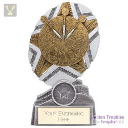 The Stars Darts Plaque Award Silver & Gold 150mm