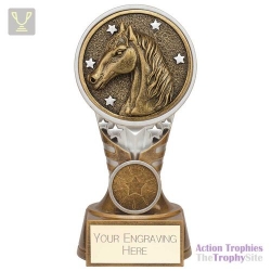 Ikon Tower Equestrian Award Antique Silver & Gold 150mm