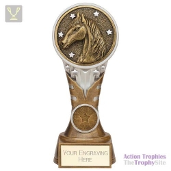 Ikon Tower Equestrian Award Antique Silver & Gold 175mm