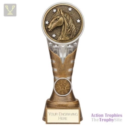 Ikon Tower Equestrian Award Antique Silver & Gold 200mm