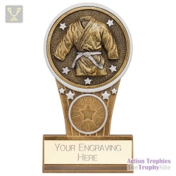 Ikon Tower Martial Arts Award Antique Silver & Gold 125mm