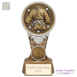 Ikon Tower Martial Arts Award Antique Silver & Gold 150mm