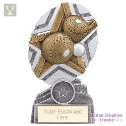 The Stars Bowls Plaque Award Silver & Gold 150mm
