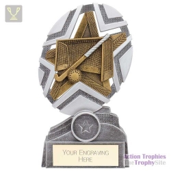 The Stars Hockey Plaque Award Silver & Gold 170mm