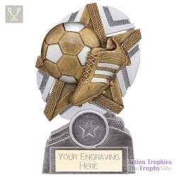 The Stars Football Plaque Award Silver & Gold 130mm