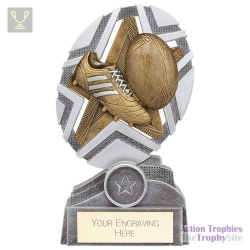 The Stars Rugby Plaque Award Silver & Gold 170mm