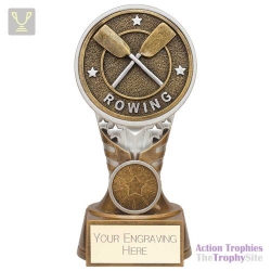 Ikon Tower Rowing Award Antique Silver & Gold 150mm