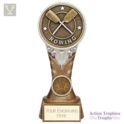 Ikon Tower Rowing Award Antique Silver & Gold 175mm