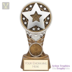 Ikon Tower Achievement Award Antique Silver & Gold 150mm