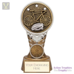 Ikon Tower Cycling Award Antique Silver & Gold 150mm