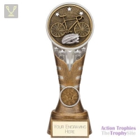 Ikon Tower Cycling Award Antique Silver & Gold 200mm