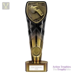 Fusion Cobra Referee Whistle Award Black & Gold 200mm