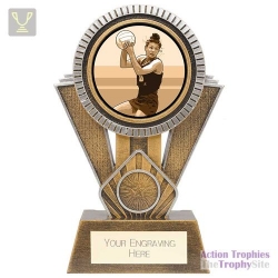 Apex Netball Award Gold & Silver 180mm
