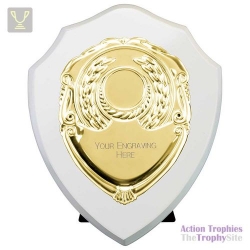 Reward Shield & Front Arctic White & Gold 150mm