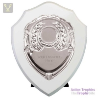 Reward Shield & Front Arctic White & Silver 150mm
