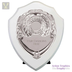 Reward Shield & Front Arctic White & Silver 175mm