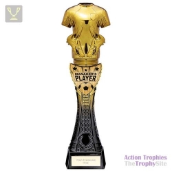 Fusion Viper Shirt Managers Player Black & Gold 295mm