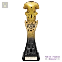 Fusion Viper Shirt Managers Player Black & Gold 320mm